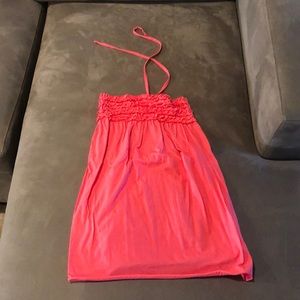 pink sundress/ cover up